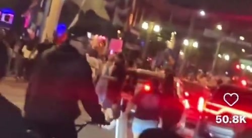 Car Runs Over ICE Protesters - Justified?