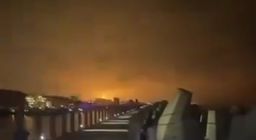 Mass missile strikes coming into Israel