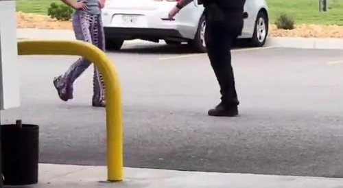 Female Cop hater gets Tazed