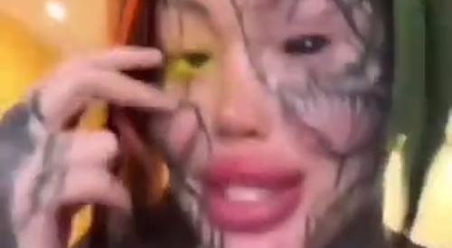Freaky Girl Tattoos Her Eyeball then Goes Blind