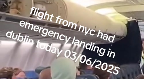 Newark to Dublin UA Flight