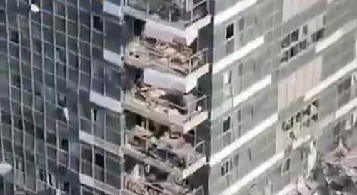 More video from the Israel Diamond Exchange building in Ramat Gan.