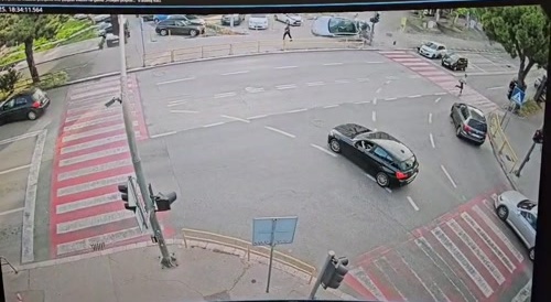 Malfunction tesla snapped woman like a bug
