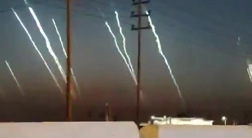 The Iranian launches seen from Iraq
