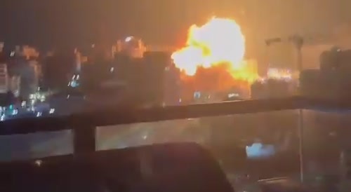 Iran attack with hypersonic missle