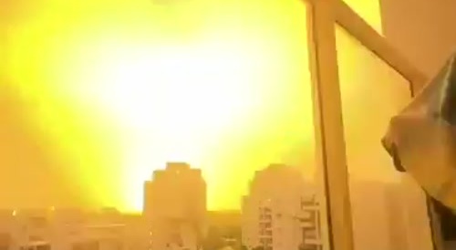 Video of the Iranian ballistic missile