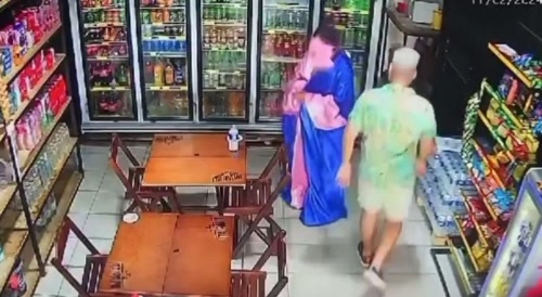 Hitman in carnival disguise