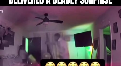 EX BF tries to Break into Ex GF apartment - gets shot instead