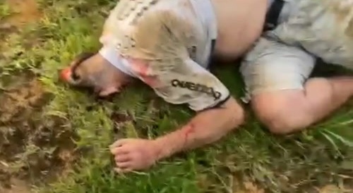 Drunk Fuck lost his head