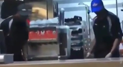 Jumping over the counter leads to Mctrouble
