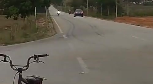 Motorcycle crash