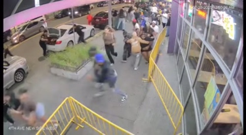 Shooting In Crowded Area (2 Angles)