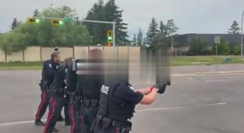 Edmonton Police Shoot Man