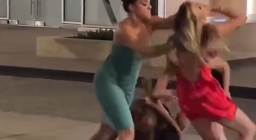 Group Of Girls Go At It
