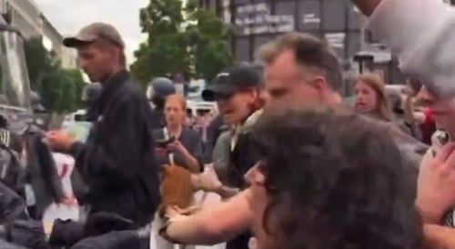 German police break up a pro-Palestine demonstration
