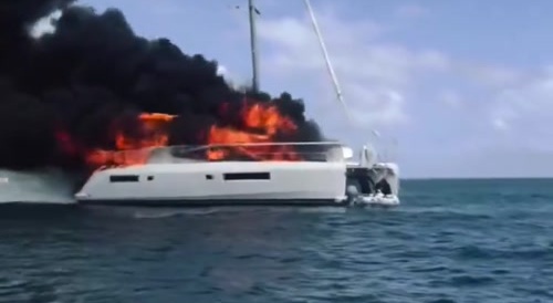Someone didn't want to leave his boat