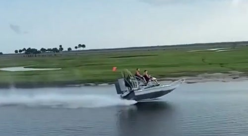 Airboat crashes