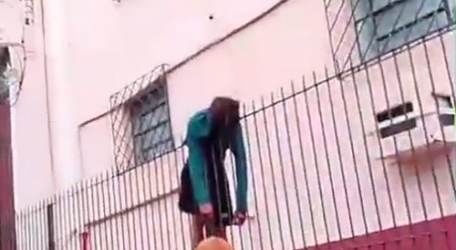 Church Thief Feels The Wrath Of God.