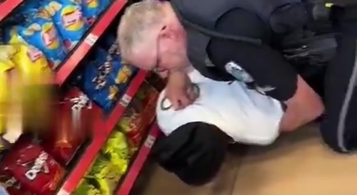 Young Thug Almost Bitten by K9