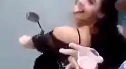 2 people crash on scooter