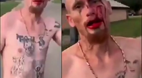 White Man Beat And Forced To Clean Blacks Car