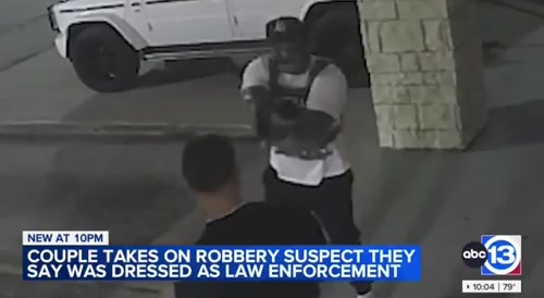 Fake Cop Gets Shot By Armed Citizen