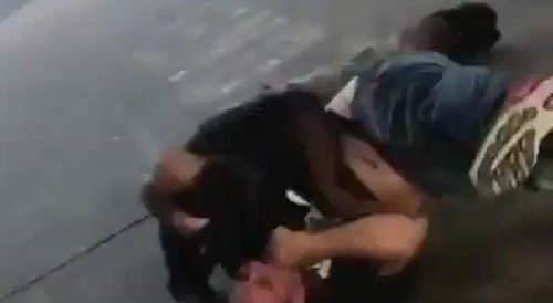 Suplex ends with broken spine.