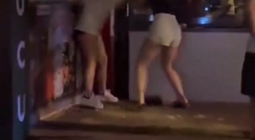 Two stupid women fighting
