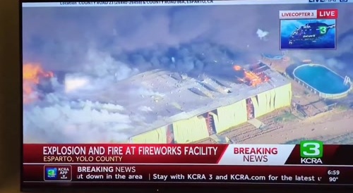 Mass Explosion at Fireworks Warehouse - Happy 4th everyone!