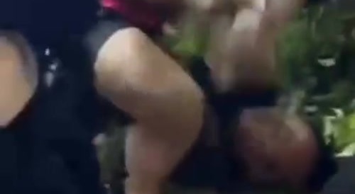 Meathead Wants to Fight But Gets Beaten Up