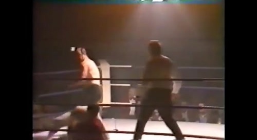 Amateur boxing gone wrong.