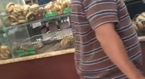 Angry Short Whitey At The Bagel Shop