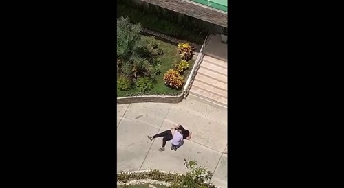 Stupid Worker Goes Takes A 11 Story Fall.