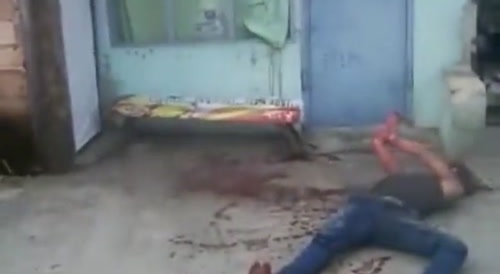 drunk fuck punches glass and bled to death