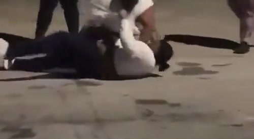 Black women are tussling...