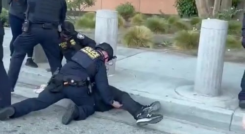 ICE Police Arrest ICE protestors