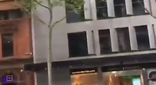 Magnificent footage of a suicide jumper... !