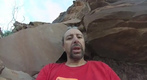 Base jumper fucked his leg up... !