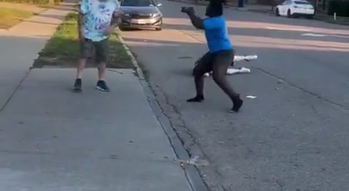 Black Man Defends Store From Two Thugs