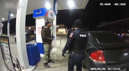 Stupid Steals Cop's Gun, Gets Dead.