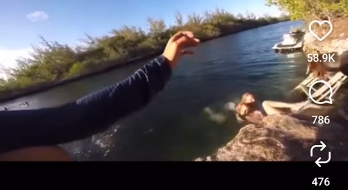River bumped