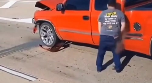 Drunk Juan Gets Rid of Beer Evidence