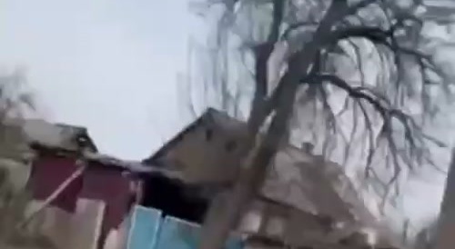 russian recorded the moment of FPV impact on ural truck