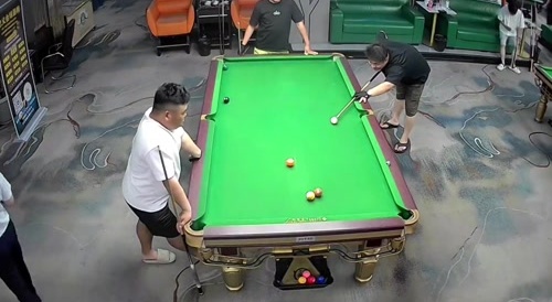 Lucky pool player... !