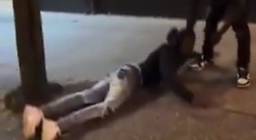 Urban Punks Attack White Dude - he fights back