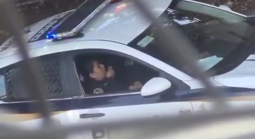 Mexican police officers caught having sex