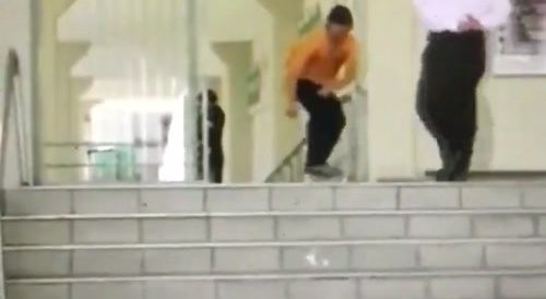 Thou shalt not skateboard... !