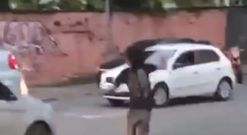 Skateboarder crashes into car