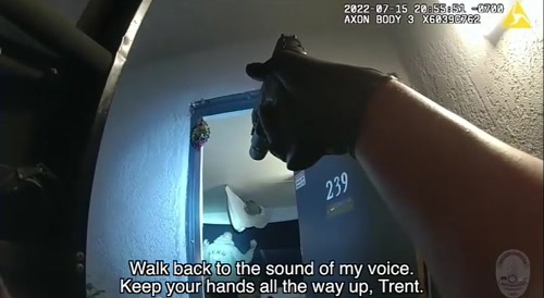 Never Put Your Hands On A Police Dog.