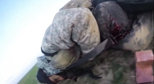Running ISIS Member Gets Shot.